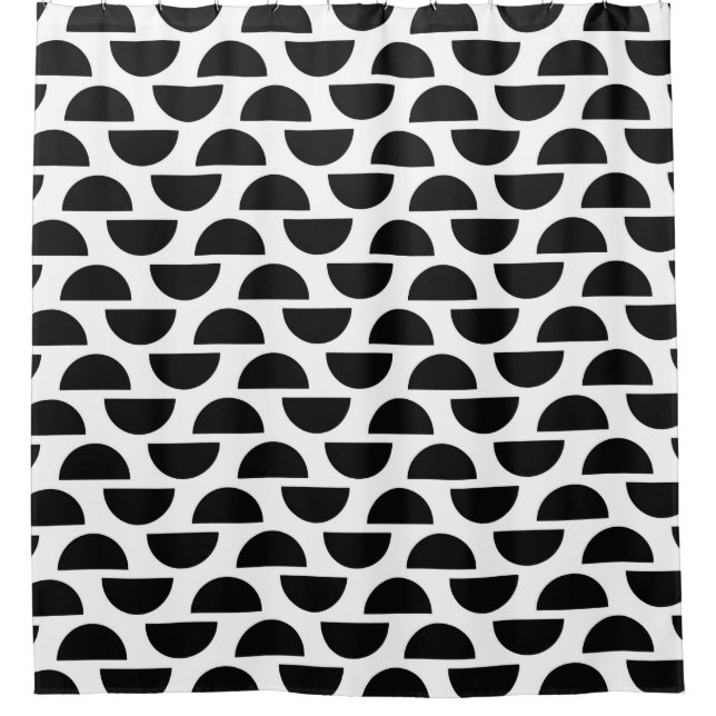 The black halves of the circle create a simple pat (Front)