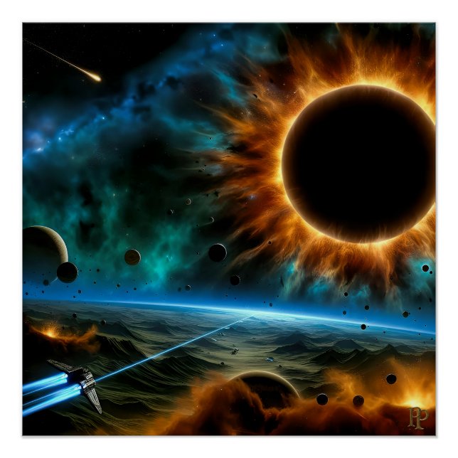 The Black Hole Sun Poster (Front)