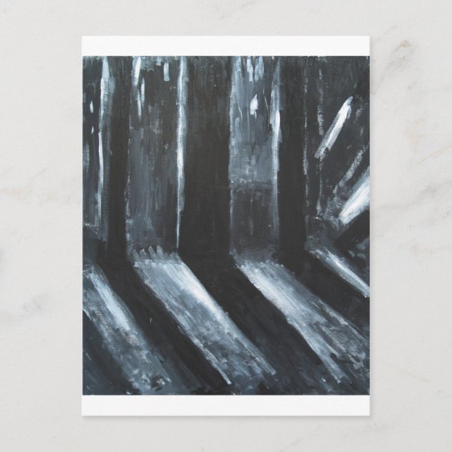 The Black Leaking Light(light symbolism) Postcard (Front)