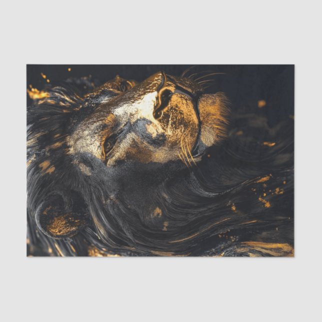 The Black Lion King1 Tissue Paper (Front)