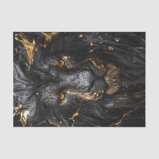 The Black Lion King3 Tissue Paper (Front)
