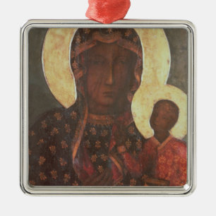 The Black Madonna of Jasna Gora Metal Ornament