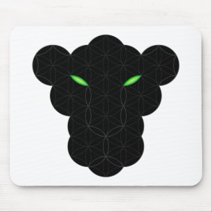The Black Panther Of Life - Sacred Animals 01. Mouse Pad