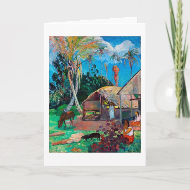 The Black Pigs, Gauguin Card (Front)