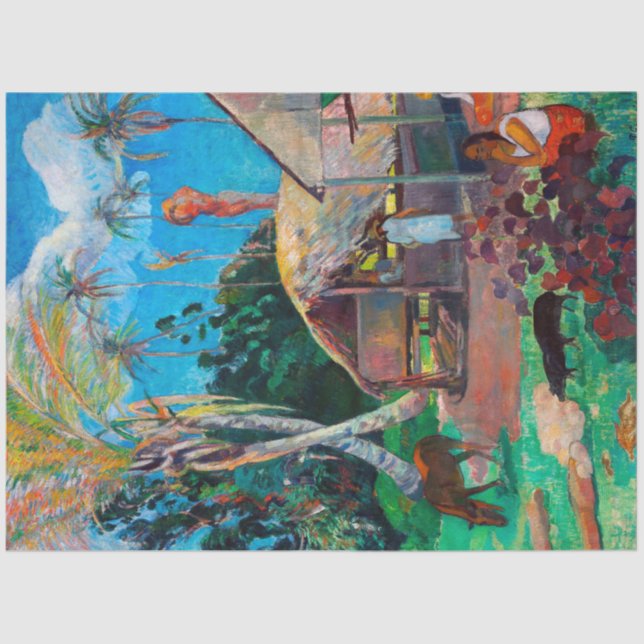 The Black Pigs, Gauguin Tissue Paper (Front)