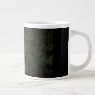 The Black Puma and the Sacred Pyramid Large Coffee Mug