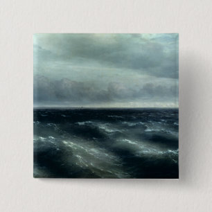 The Black Sea, 1881 2 Inch Square Button
