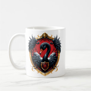 The Black Swan a symbol of elegance and power. Coffee Mug