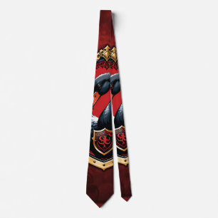 The Black Swan a symbol of elegance and power. Tie