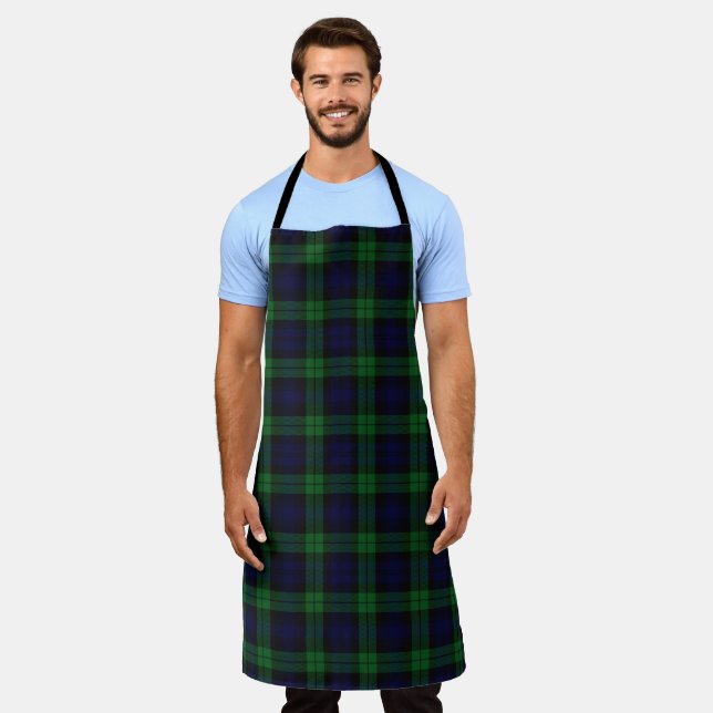 The Black Watch Tartan Kitchen Apron (Worn)