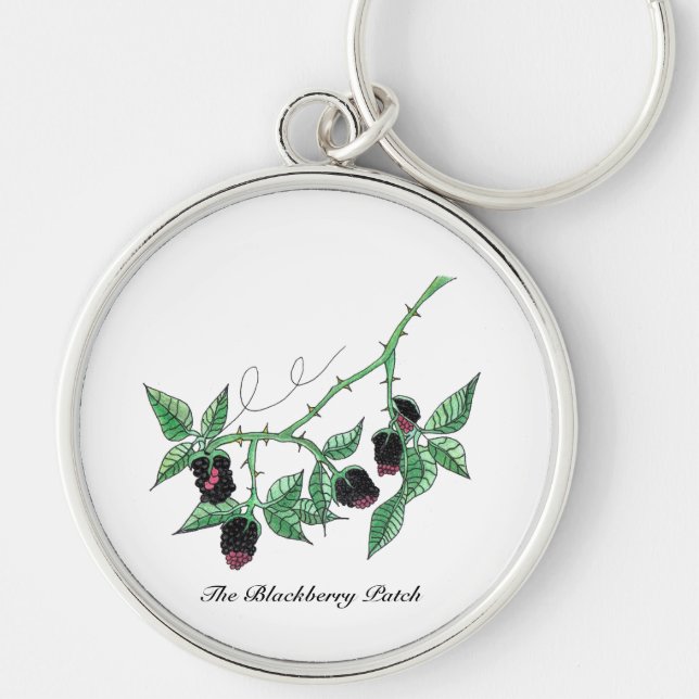 The Blackberry Patch... Keychain (Front)