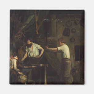 The Blacksmiths, Memory of Treport, 1857 Magnet
