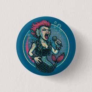 the Blaring Siren 1 Inch Round Button