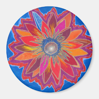 The Blazing Lotus Magnet