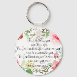 The blessing   Scripture Art   Numbers 6:24-26 Keychain