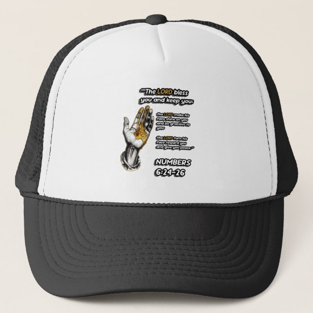 The Blessing- The LORD - Christian Trucker Hat (Front)