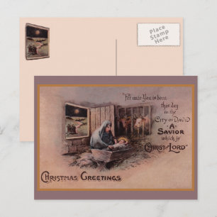 The Blessings of Christmas Postcard