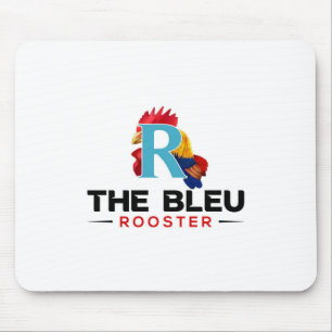 The Bleu Rooster_Logo-01 Mouse Pad