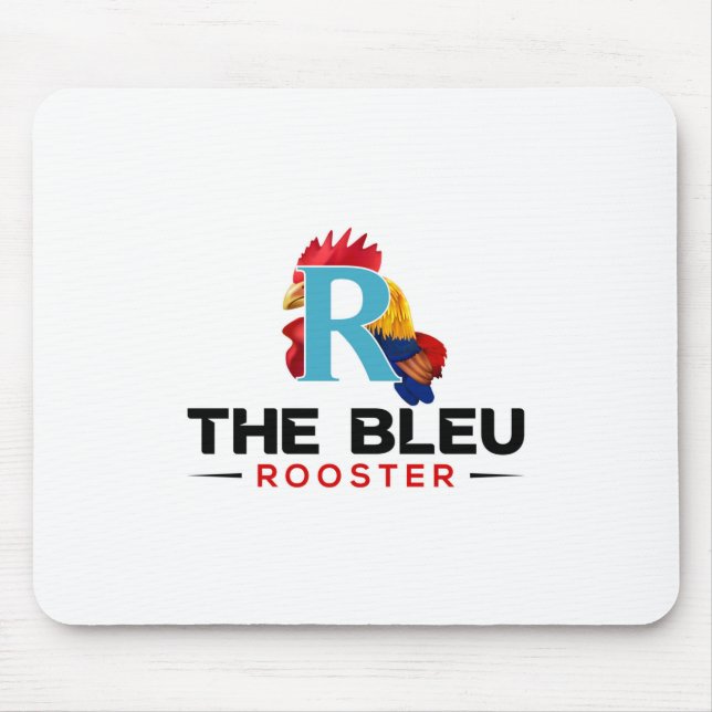 The Bleu Rooster_Logo-01 Mouse Pad (Front)