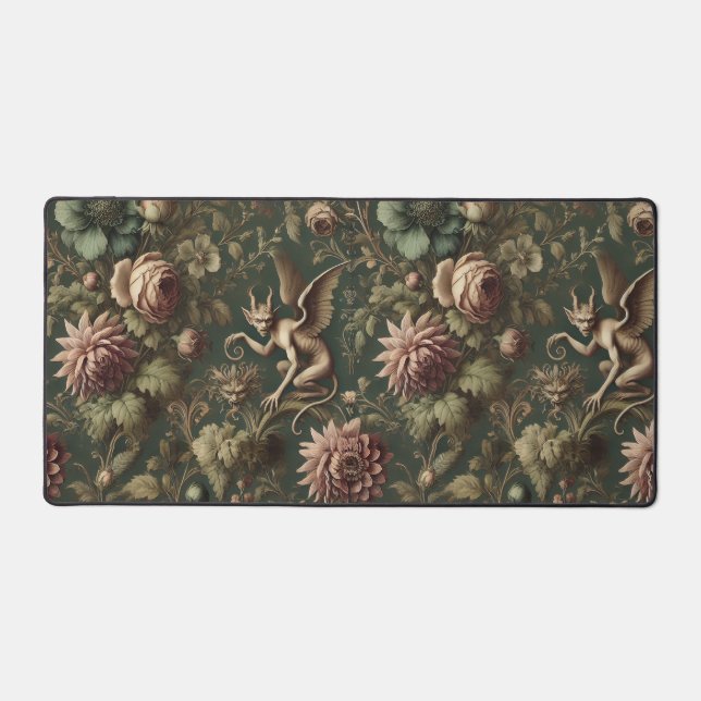 The Blighted Watcher – Gothic Victorian Desk Mat (Front)