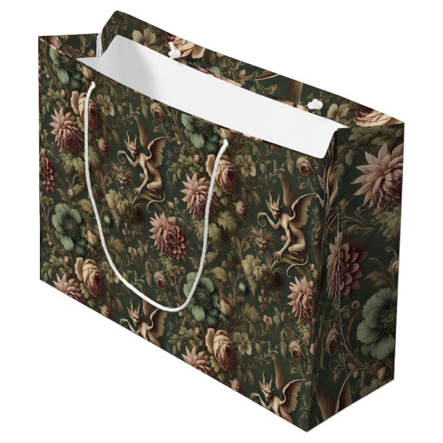 The Blighted Watcher – Gothic Victorian Large Gift Bag (Front Angled)
