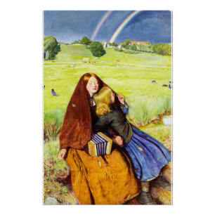 The Blind Girl by John Everett Millais Poster