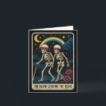 The Blind Leading The Blind Funny Tarot Card Skele<br><div class="desc">The Blind Leading The Blind Funny Tarot Card Skeleton</div>