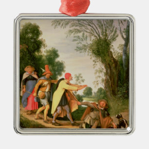 The Blind Leading the Blind Metal Ornament