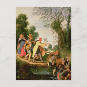 The Blind Leading the Blind Postcard