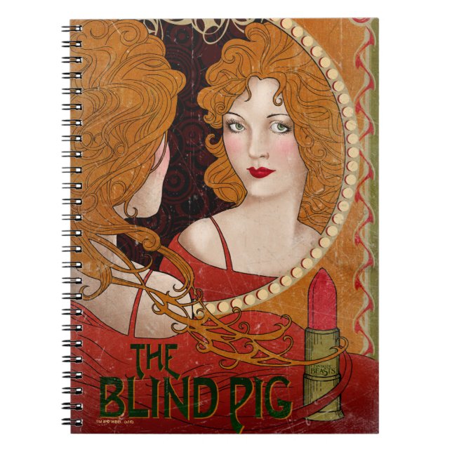 THE BLIND PIG™ Vintage Artwork Notebook (Front)