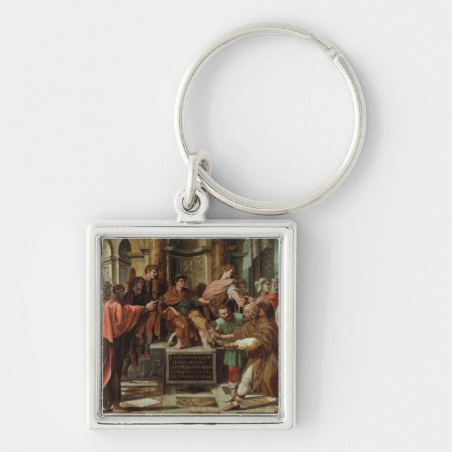 The Blinding of Elymas (cartoon for the Sistine Ch Keychain (Front)