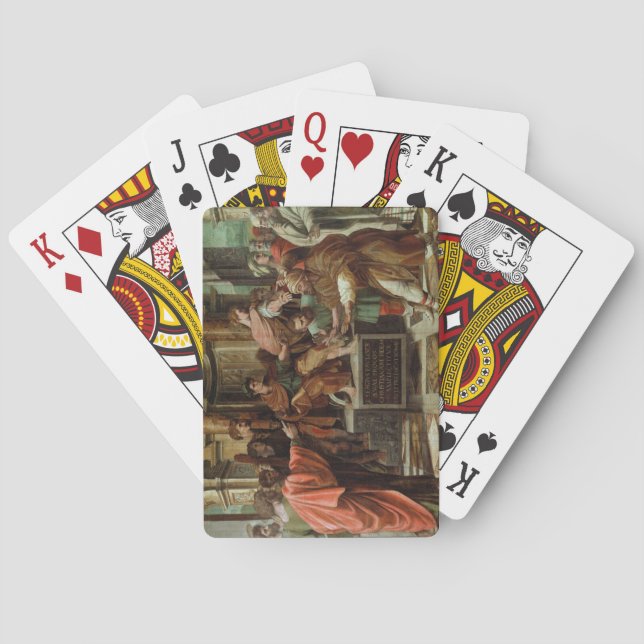 The Blinding of Elymas (cartoon for the Sistine Ch Playing Cards (Back)