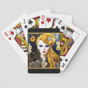 The Blonde Flapper  Playing Cards