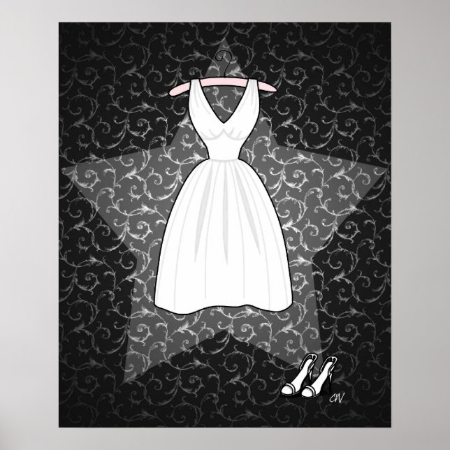'The Blonde Starlet' Print (Front)