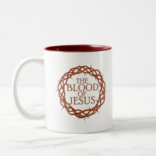 The Blood of Jesus Two-Tone Coffee Mug