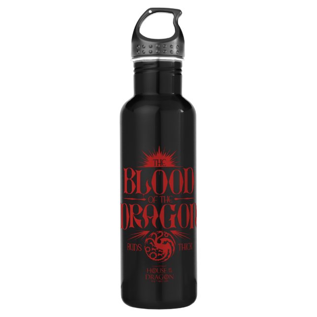 The Blood of the Dragon Runs Thick 710 Ml Water Bottle (Front)