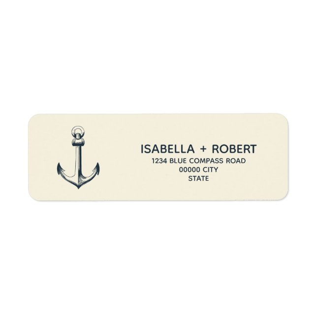 The Blue Anchor | Nautical Maritime Wedding (Front)