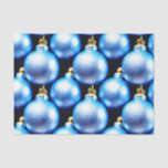 The Blue and Silver Christmas Bulb Series Design 2 Tissue Paper<br><div class="desc">The Blue and Silver Christmas Bulb Series Design  ~ perfect for decoupage or to adorn a gift.

See The Tissue Paper Store for more Tissue Papers in many colours
https://www.zazzle.com/store/tissue_paper_store/products</div>