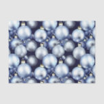 The Blue and Silver Christmas Bulb Series Design 9 Tissue Paper<br><div class="desc">The Blue and Silver Christmas Bulb Series Design ~ perfect for decoupage or to adorn a gift.
See The Tissue Paper Store for more Tissue Papers in many colours
https://www.zazzle.com/store/tissue_paper_store/products</div>
