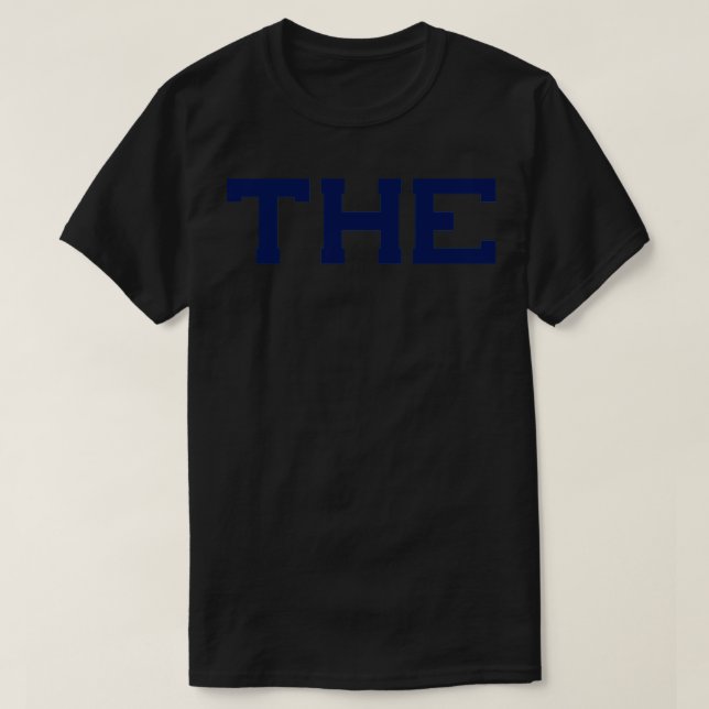 THE Blue and Yellow  T-Shirt (Design Front)