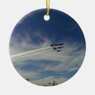 The Blue Angels Ceramic Ornament