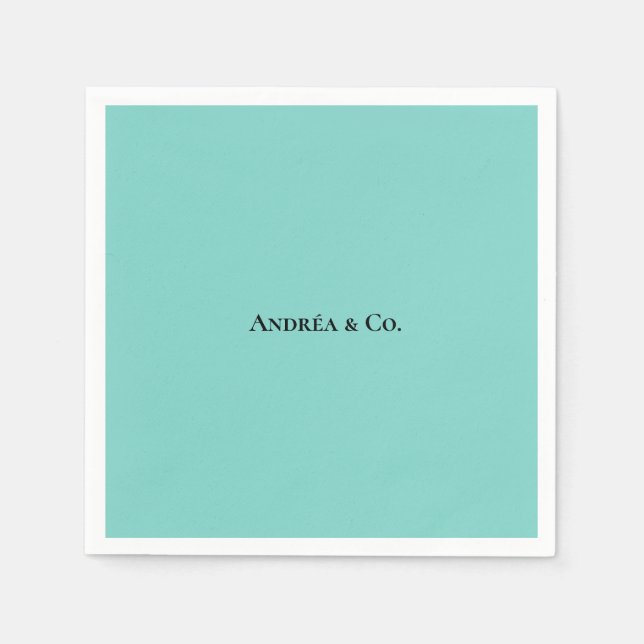 The blue box napkin (Front)