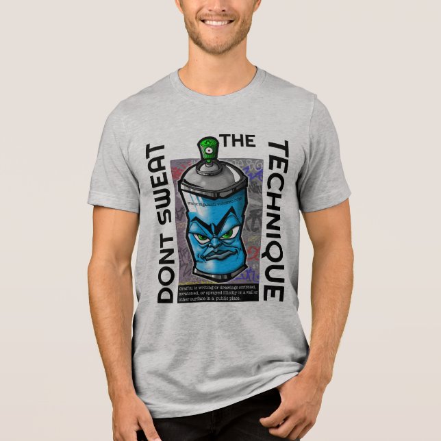 the blue can DJ shirt 2 (Front)