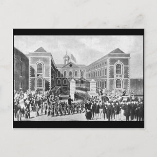 The Blue-Coat Hospital, Liverpool, 1843 Postcard