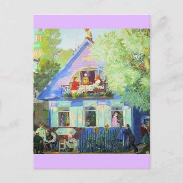 The Blue Cottage Postcard (Front)