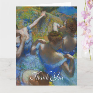 The Blue Dancers, Degas Art Card