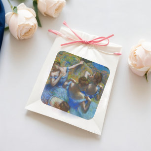 The Blue Dancers, Degas Art Square Sticker