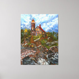 "The Blue Door Light" Canvas Print