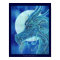 The Blue dragon poster by Renee Lavoie