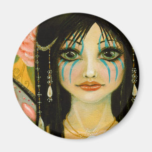 The Blue Faced Faerie Magnet